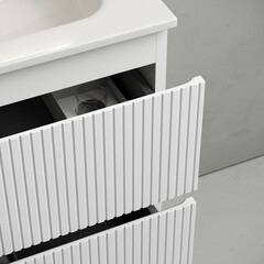 Тумба под раковину Sancos Snob T 120 см подвесная bianco (SNT120W) - фото 8