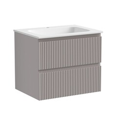 Тумба под раковину Sancos Snob R 60 см подвесная doha soft (SNR60SM) - фото 1