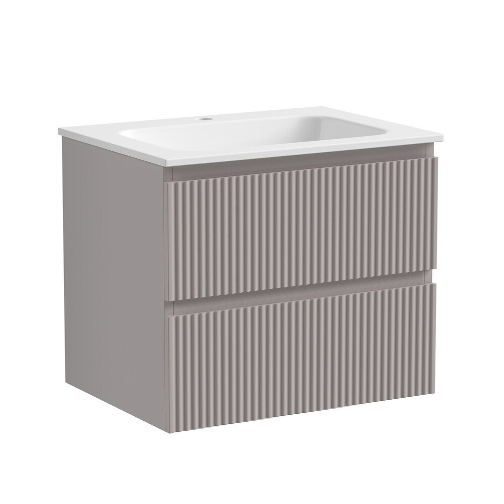 

Тумба под раковину Sancos Snob R 60 см подвесная doha soft (SNR60SM), Серый