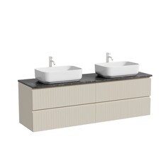 Тумба под раковину Sancos Snob T 80 см подвесная beige soft (SNT80CE)