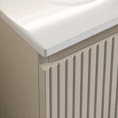 Тумба под раковину Sancos Snob T 60 см подвесная beige soft (SNT60CE) - фото 7