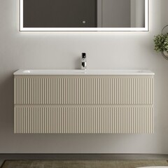 Тумба под раковину Sancos Snob R 120 см подвесная beige soft (SNR120CE) - фото 7