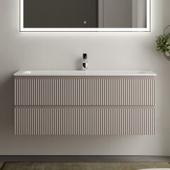 Тумба под раковину Sancos Snob R 120 см подвесная doha soft (SNR120SM) - фото 6