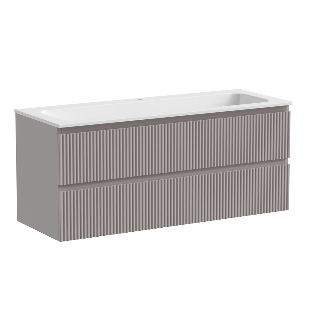 

Тумба под раковину Sancos Snob R 120 см подвесная doha soft (SNR120SM), Серый