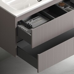 Тумба под раковину Sancos Snob T 60 см подвесная doha soft (SNT60SM) - фото 8