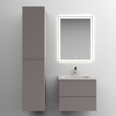 Тумба под раковину Sancos Snob T 60 см подвесная doha soft (SNT60SM) - фото 4