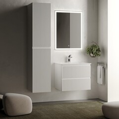 Тумба под раковину Sancos Snob R 60 см подвесная bianco (SNR60W) - фото 5