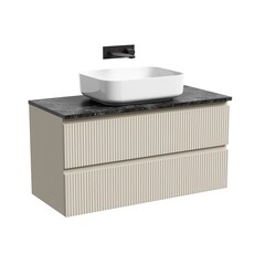 Тумба под раковину Sancos Snob T 100 см подвесная beige soft (SNT100CE) - фото 1