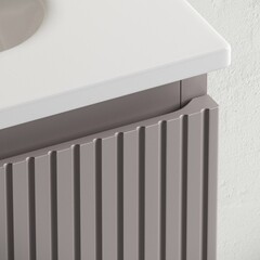 Тумба под раковину Sancos Snob T 100 см подвесная правая doha soft (SNT100RSM) - фото 8