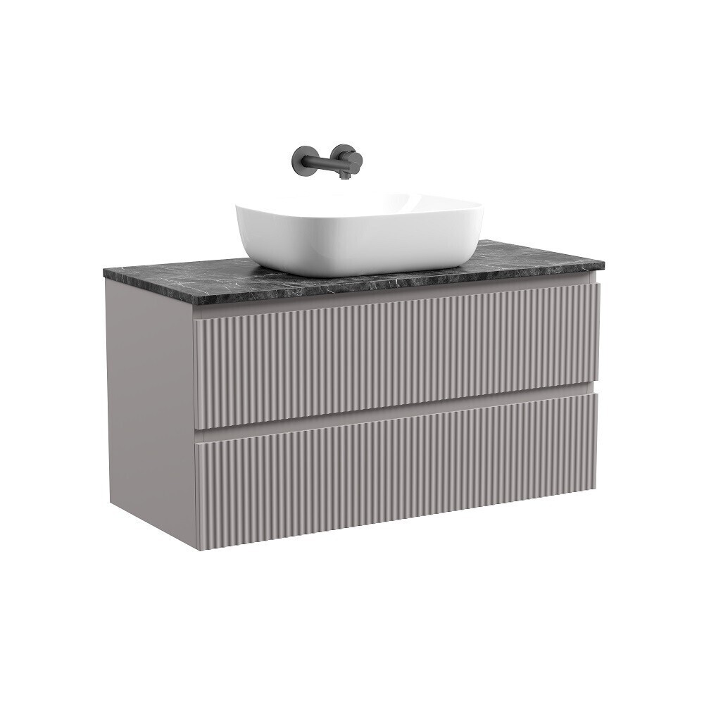 

Тумба под раковину Sancos Snob R 100 см подвесная doha soft (SNR100SM), Серый