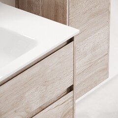 Тумба под раковину Sancos Libra 120 см подвесная дуб галифакс натуральный (LB120-2EG) - фото 5