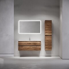 Тумба под раковину Sancos Urban 120 см подвесная дуб чарльстон (UR120-1ECH) - фото 8