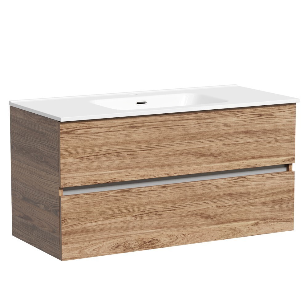 

Тумба под раковину Sancos Urban 100 см подвесная дуб чарльстон (UR100ECH), Коричневый