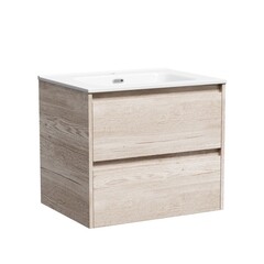 Изображение товара Тумба под раковину Sancos Libra 60 см подвесная дуб галифакс натуральный (LB60EG)