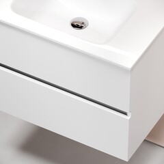 Тумба под раковину Sancos Urban 70 см подвесная белая (UR70W) - фото 3