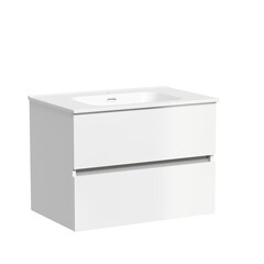 Тумба под раковину Sancos Urban 70 см подвесная белая (UR70W) - фото 1