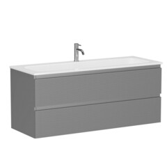Тумба под раковину Sancos Folk 120 см подвесная ergraut soft (FL120ES) - фото 1