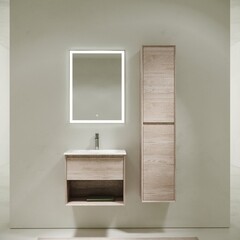 Тумба под раковину Sancos Marmi 1.0 60 см подвесная дуб галифакс натуральный (MR1.060EG) - фото 5