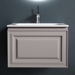 Тумба под раковину Sancos Very 60 см подвесная doha soft (VR60SM) - фото 5