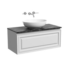 Тумба под раковину Sancos Very 100 см подвесная bianco (VR100W) - фото 1