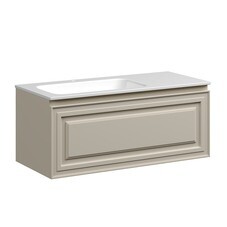 Тумба под раковину Sancos Very 100 см подвесная левая beige soft (VR100LCE)
