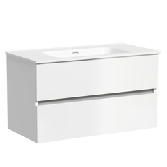 Тумба под раковину Sancos Urban 90 см подвесная белая (UR90W)