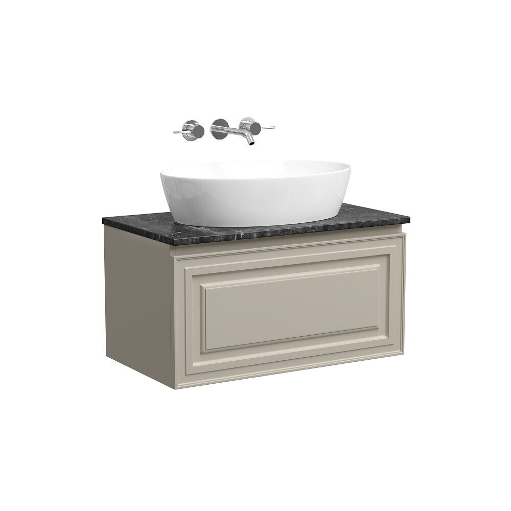 

Тумба под раковину Sancos Very 80 см подвесная beige soft (VR80CE), Бежевый