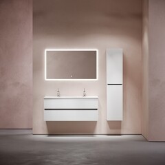 Тумба под раковину Sancos Urban 120 см подвесная белая (UR120-2W) - фото 6