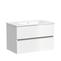 Изображение товара Тумба под раковину Sancos Urban 80 см подвесная белая (UR80W)