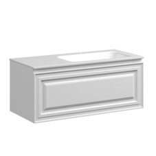 Тумба под раковину Sancos Very 100 см подвесная правая bianco (VR100RW)