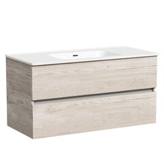 Тумба под раковину Sancos Urban 100 см подвесная дуб галифакс натуральный (UR100EG) - фото 1