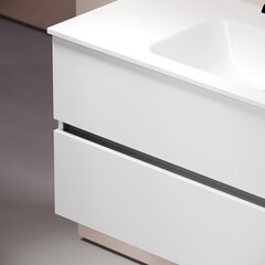 Тумба под раковину Sancos Urban 100 см подвесная белая (UR100W) - фото 5