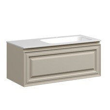 Тумба под раковину Sancos Very 100 см подвесная правая beige soft (VR100RCE)