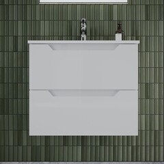 Тумба под раковину Sancos Norma 2.0 60 см подвесная белая (NR2.060W) - фото 5