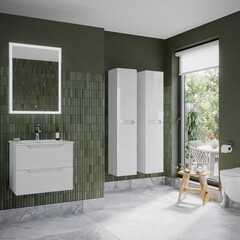 Тумба под раковину Sancos Norma 2.0 60 см подвесная белая (NR2.060W) - фото 3