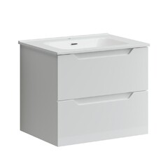 Изображение товара Тумба под раковину Sancos Norma 2.0 60 см подвесная белая (NR2.060W)