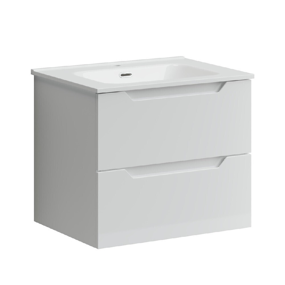 

Тумба под раковину Sancos Norma 2.0 60 см подвесная белая (NR2.060W), Белый