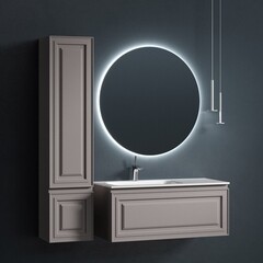 Тумба под раковину Sancos Very 100 см подвесная левая doha soft (VR100LSM) - фото 4