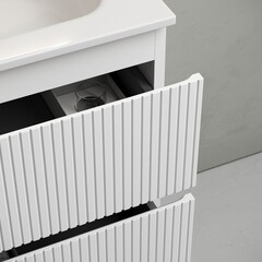 Тумба под раковину Sancos Snob T 100 см подвесная левая bianco (SNT100LW) - фото 7