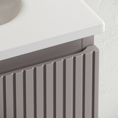 Тумба под раковину Sancos Snob T 100 см подвесная левая doha soft (SNT100LSM) - фото 7