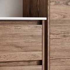 Тумба под раковину Sancos Libra 80 см подвесная дуб чарльстон (LB80ECH) - фото 4