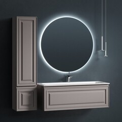 Тумба под раковину Sancos Very 120 см подвесная doha soft (VR120SM) - фото 3