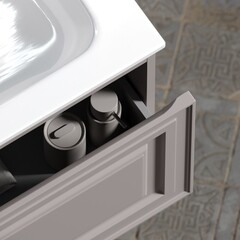 Тумба под раковину Sancos Very 120 см подвесная doha soft (VR120SM) - фото 4