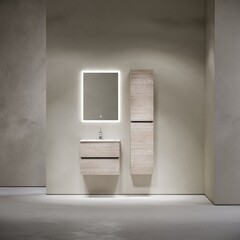 Тумба под раковину Sancos Urban 60 см подвесная дуб галифакс натуральный (UR60EG) - фото 9