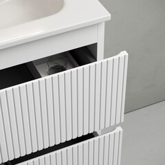 Тумба под раковину Sancos Snob T 100 см подвесная правая bianco (SNT100RW) - фото 7