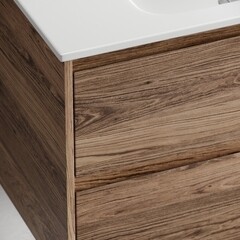 Тумба под раковину Sancos Libra 120 см подвесная дуб чарльстон (LB120-1ECH) - фото 7