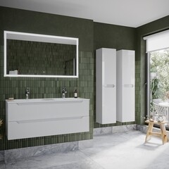 Тумба под раковину Sancos Norma 2.0 120 см подвесная белая (NR2.0120-2W) - фото 3