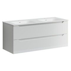 Тумба под раковину Sancos Norma 2.0 120 см подвесная белая (NR2.0120-2W) - фото 1
