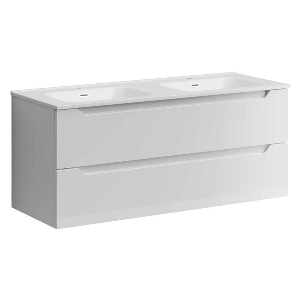 

Тумба под раковину Sancos Norma 2.0 120 см подвесная белая (NR2.0120-2W), Белый