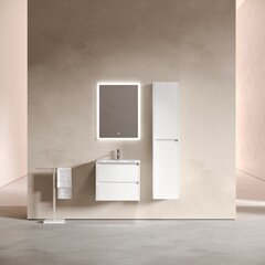 Тумба под раковину Sancos Libra 60 см подвесная белая (LB60W) - фото 7